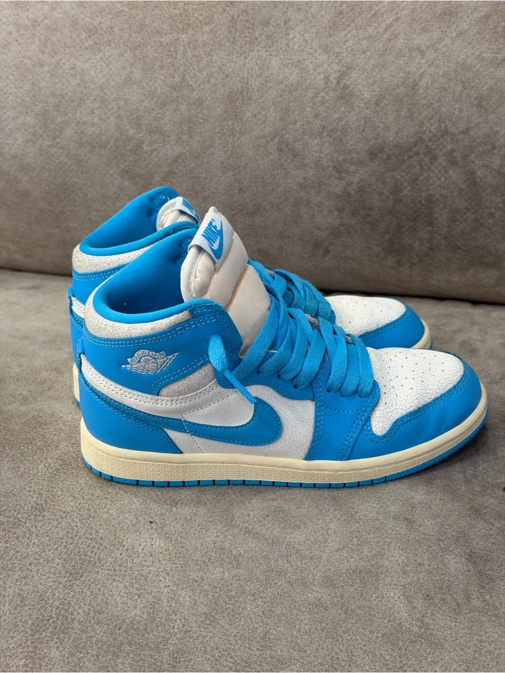 Air Jordan 1 High OG UNC Reimagined Kids Size 2Y FD1412-402